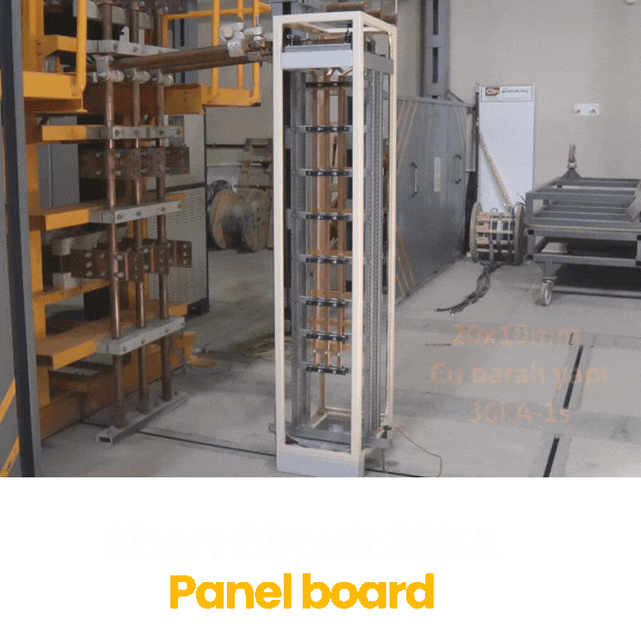 Power System Studies: 36kA panel board short circuit